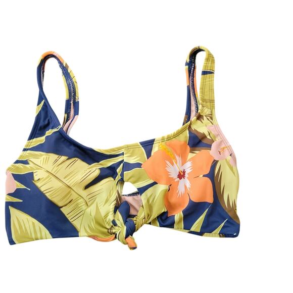 Beach Betty Hawaiian Print Bikini Swim Top - Small - Picture 1 of 6
